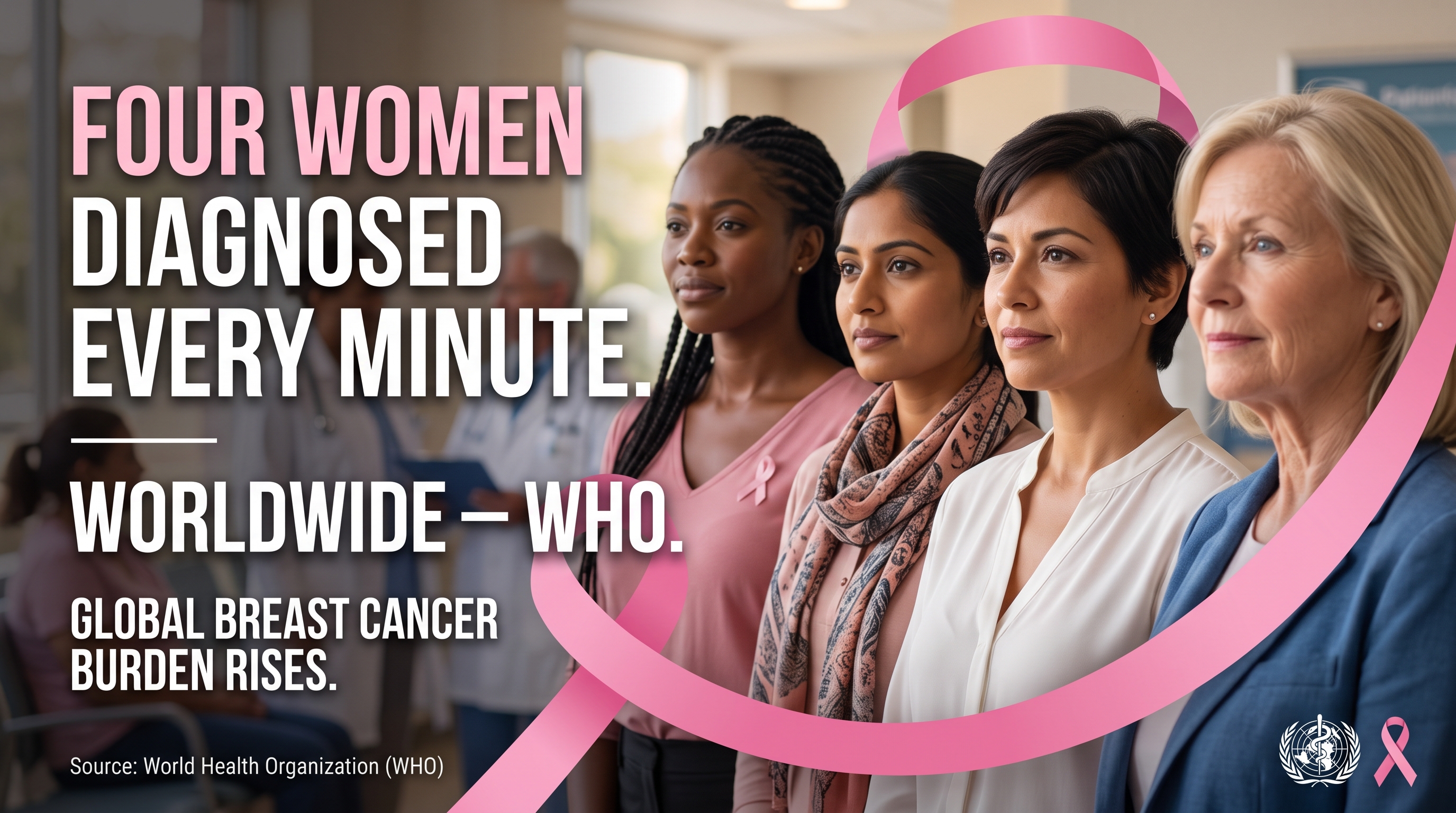 Four women diagnosed with breast cancer every minute worldwide — WHO