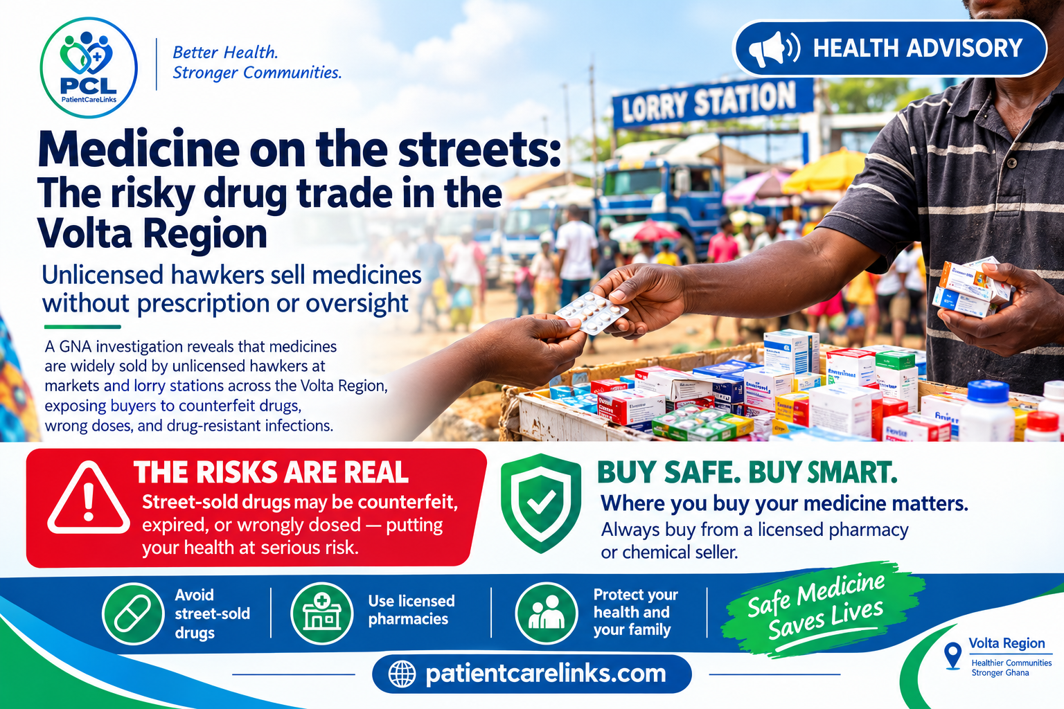 Medicine on the streets: The risky drug trade in the Volta Region